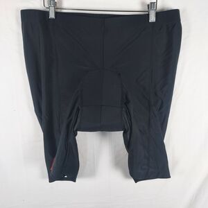 Ozark Trail Mens Padded Bike Shorts Size XL-XXL Black Spandex Cycling